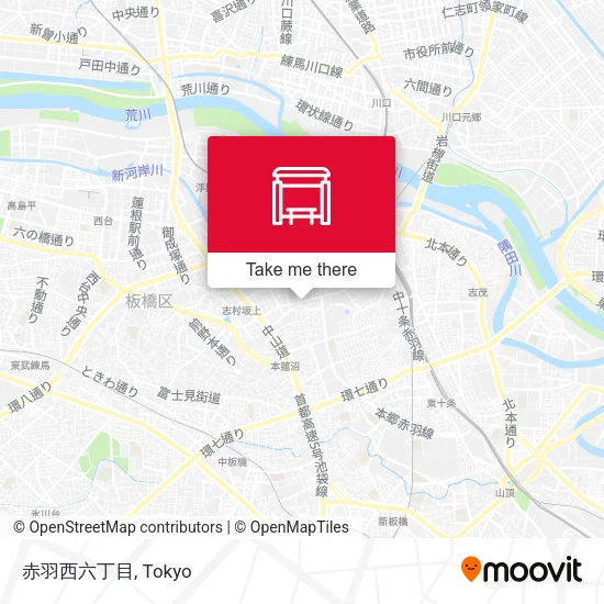赤羽西六丁目 map