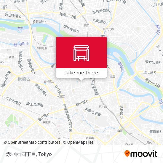 赤羽西四丁目 map