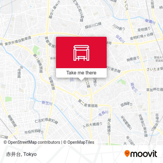 赤井台 map