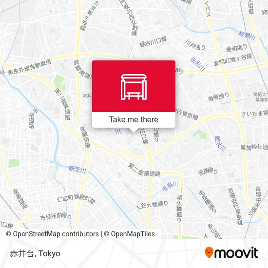 赤井台 map