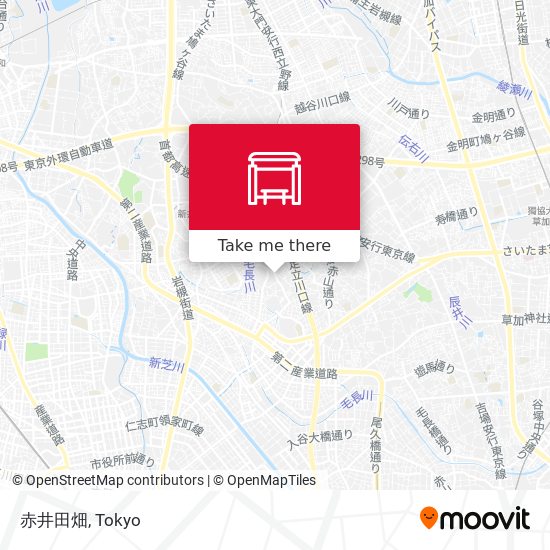 赤井田畑 map