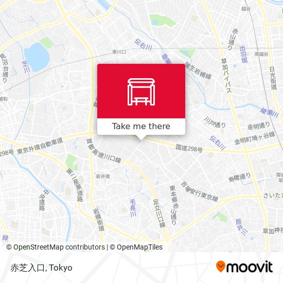 赤芝入口 map