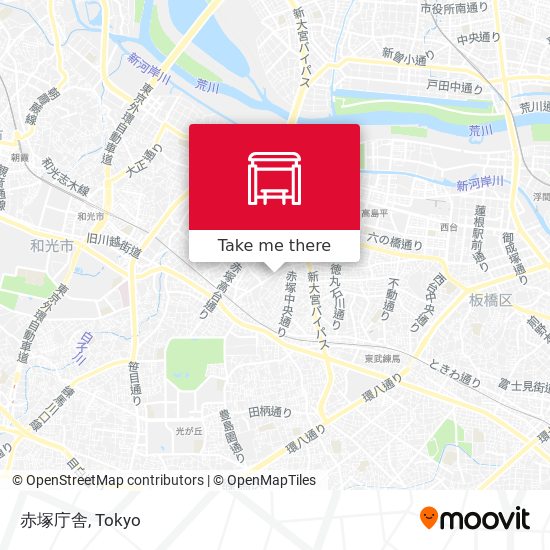 赤塚庁舎 map
