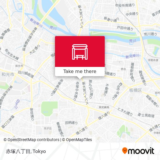 赤塚八丁目 map