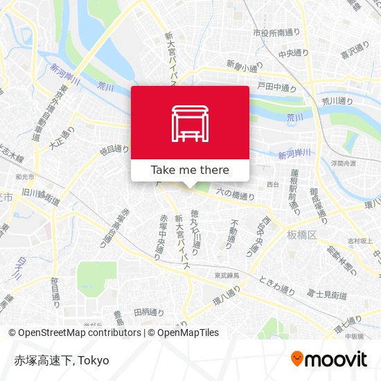 赤塚高速下 map