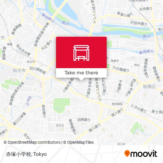 赤塚小学校 map