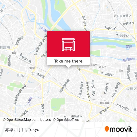 赤塚四丁目 map