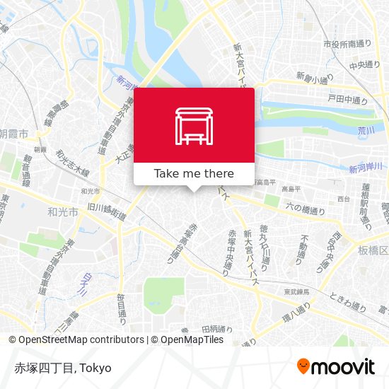 赤塚四丁目 map