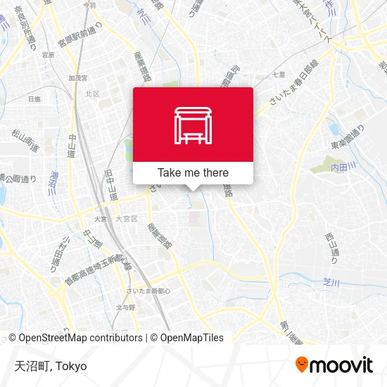 天沼町 map