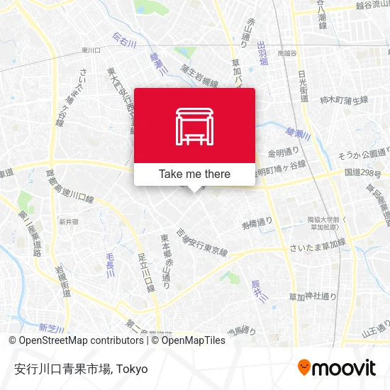 安行川口青果市場 map