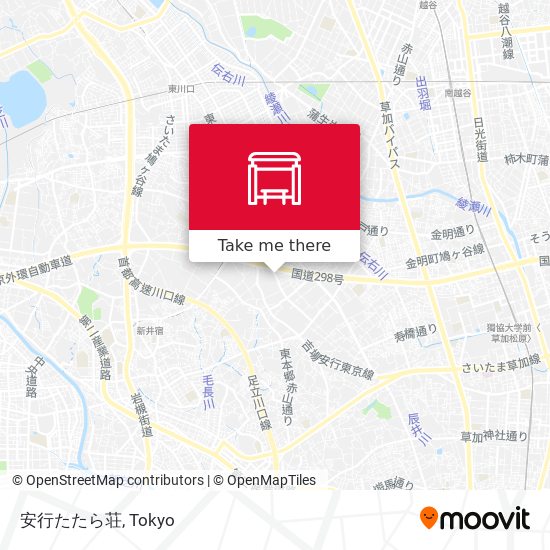 安行たたら荘 map