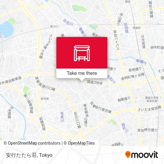 安行たたら荘 map