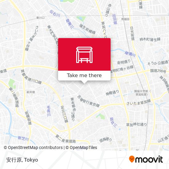安行原 map