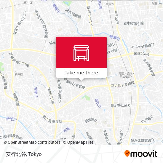 安行北谷 map