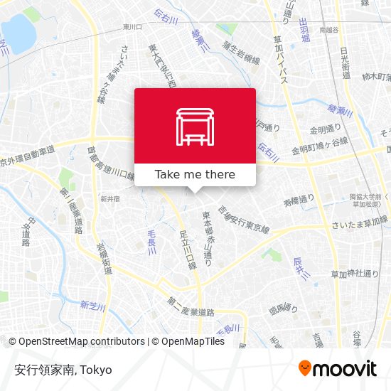 安行領家南 map