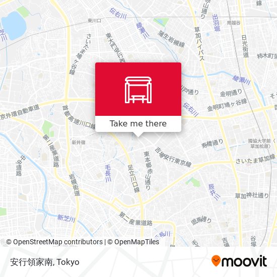安行領家南 map