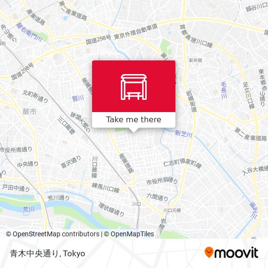 青木中央通り map