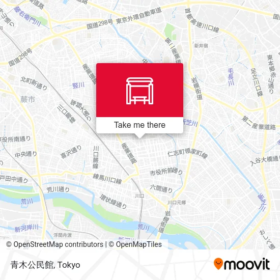 青木公民館 map
