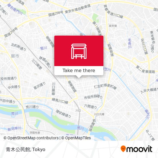 青木公民館 map