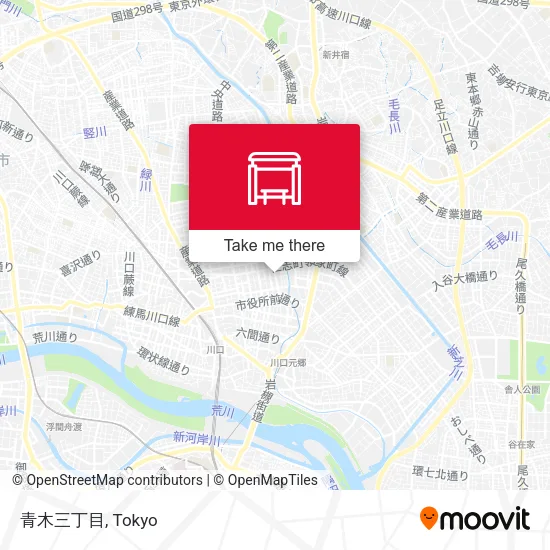 青木三丁目 map