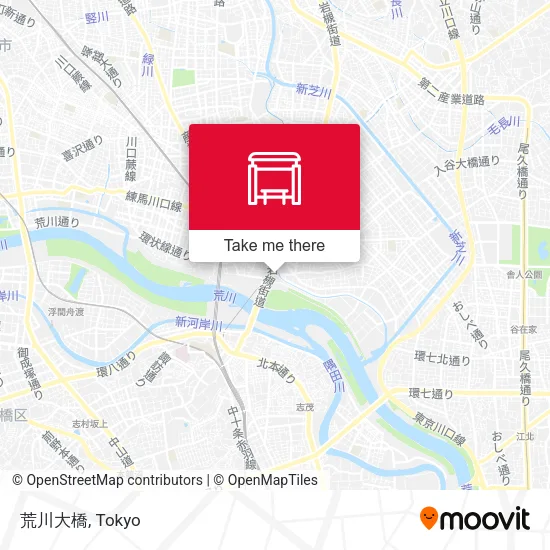 荒川大橋 map