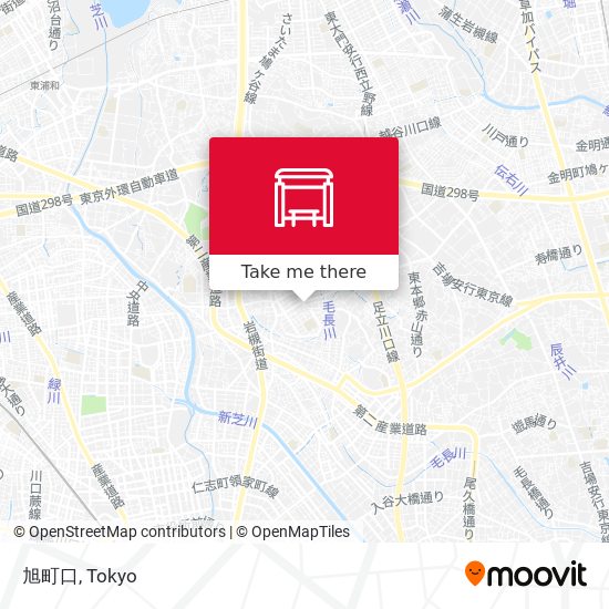 旭町口 map
