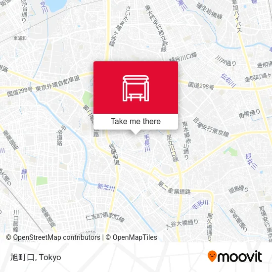旭町口 map