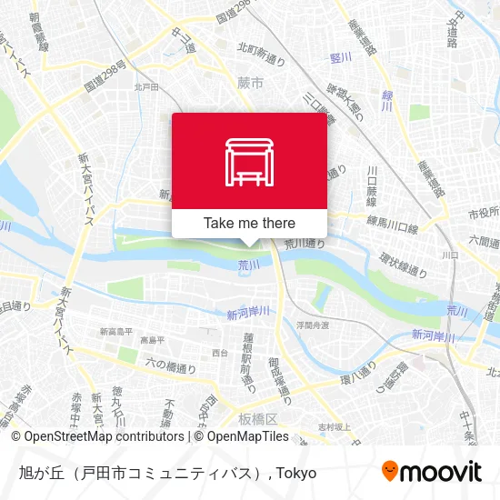 旭が丘（戸田市コミュニティバス） map