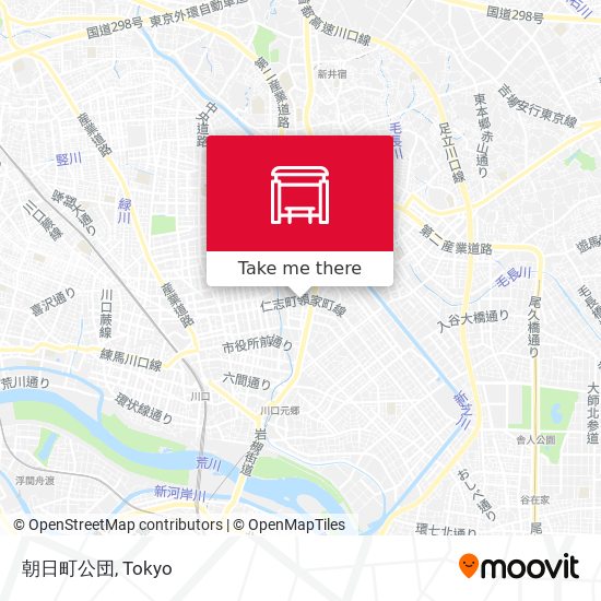 朝日町公団 map