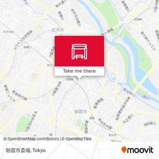 朝霞市斎場 map