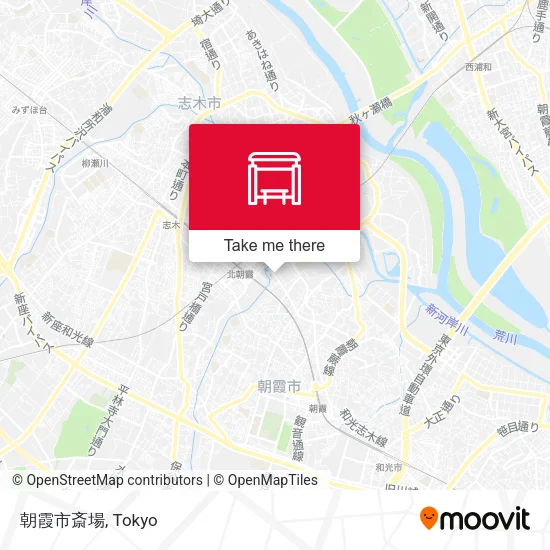 朝霞市斎場 map
