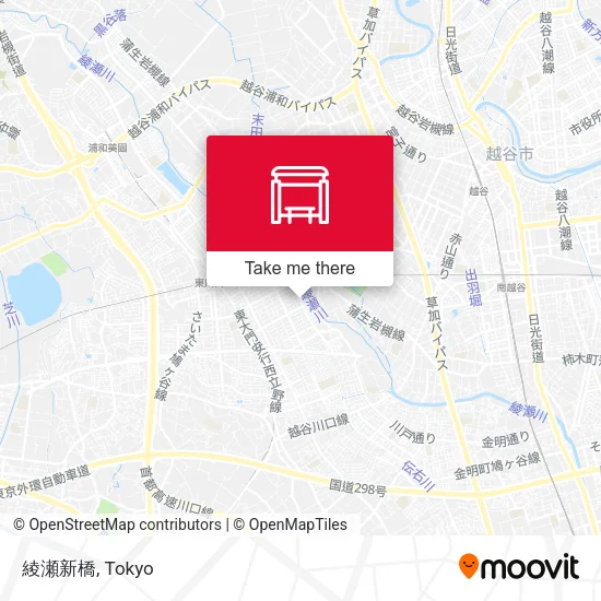 綾瀬新橋 map