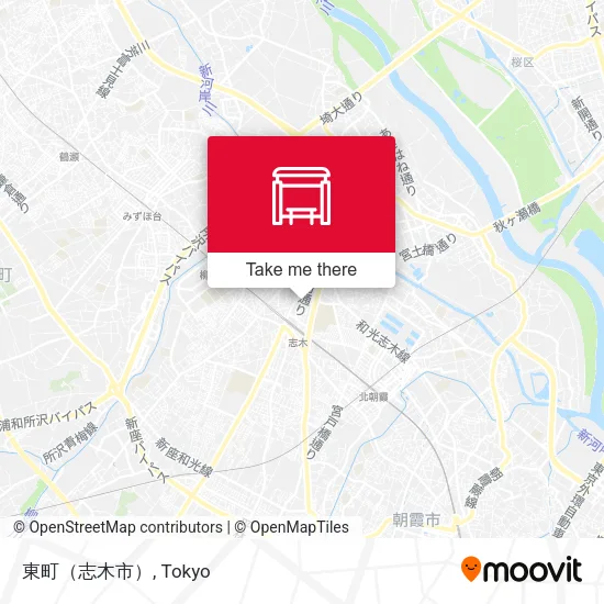 東町（志木市） map