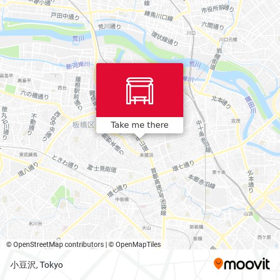 小豆沢 map