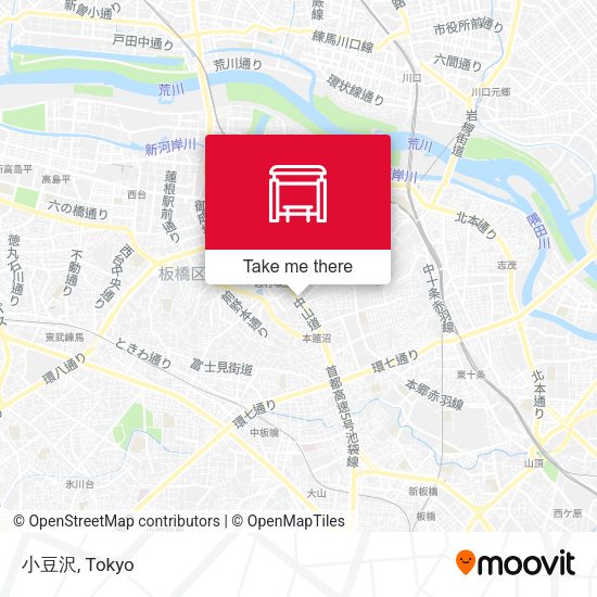 小豆沢 map