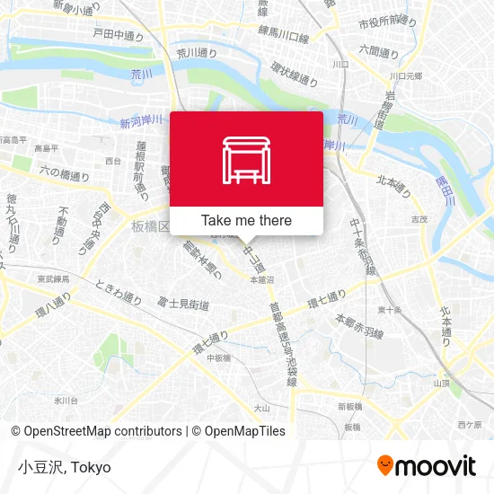 小豆沢 map