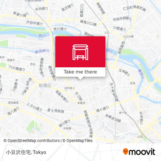 小豆沢住宅 map