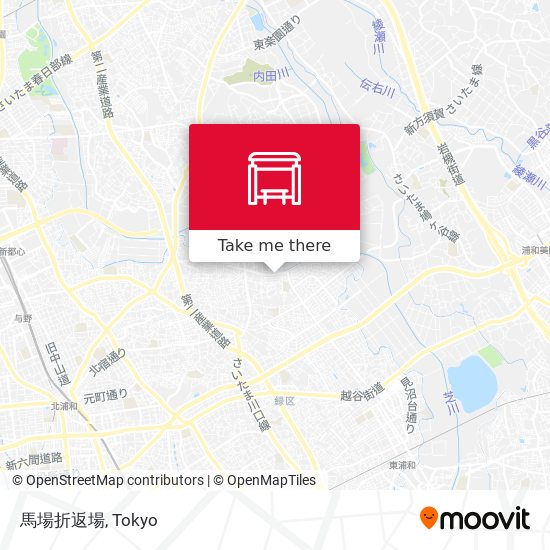 馬場折返場 map