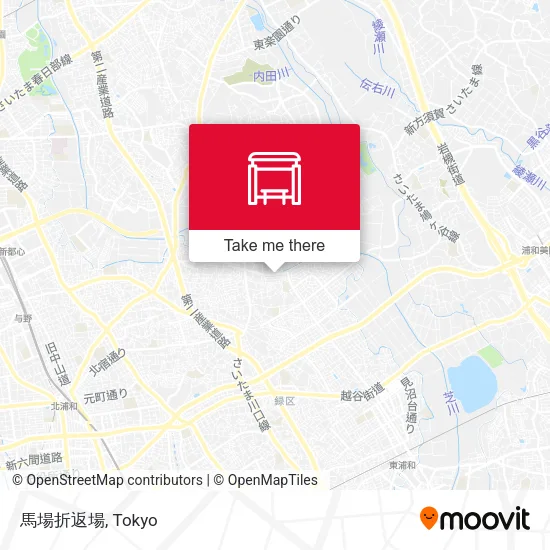 馬場折返場 map