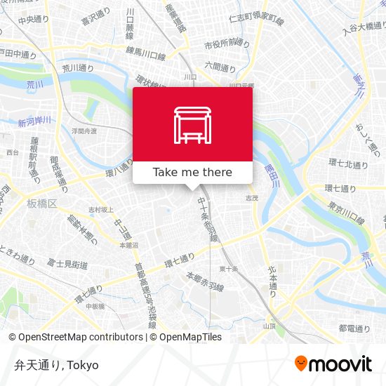 弁天通り map
