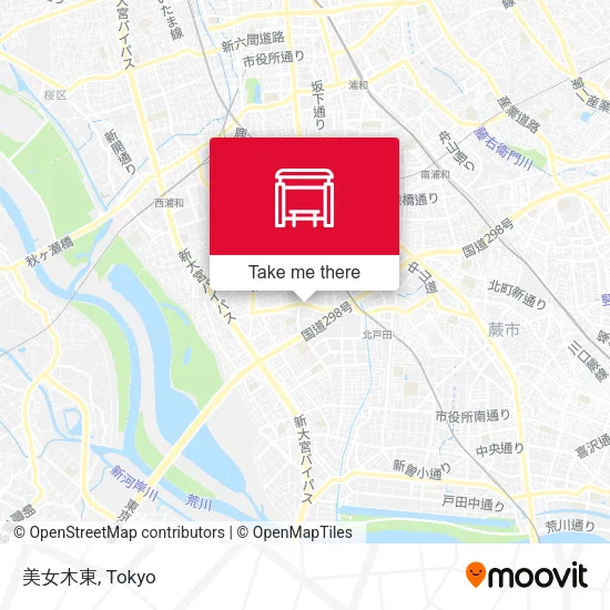 美女木東 map