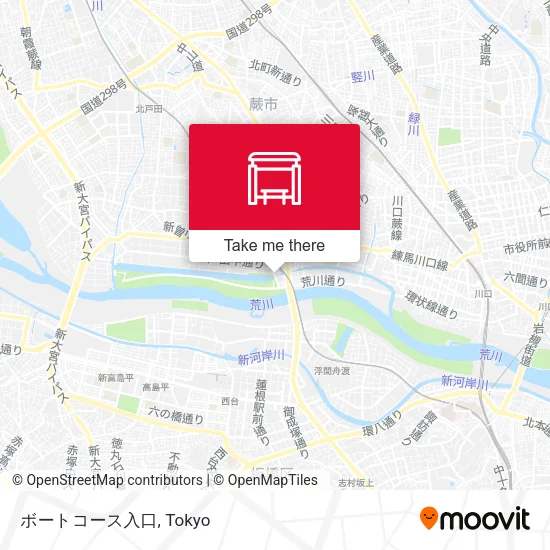 ボートコース入口 map