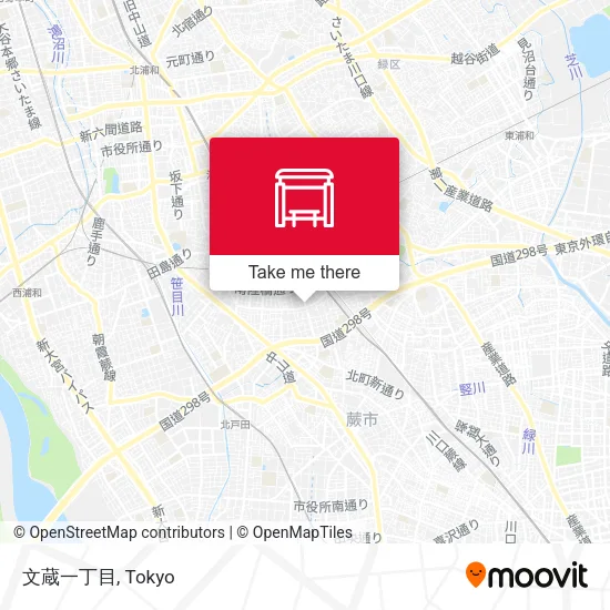 文蔵一丁目 map