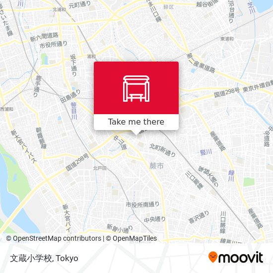 文蔵小学校 map
