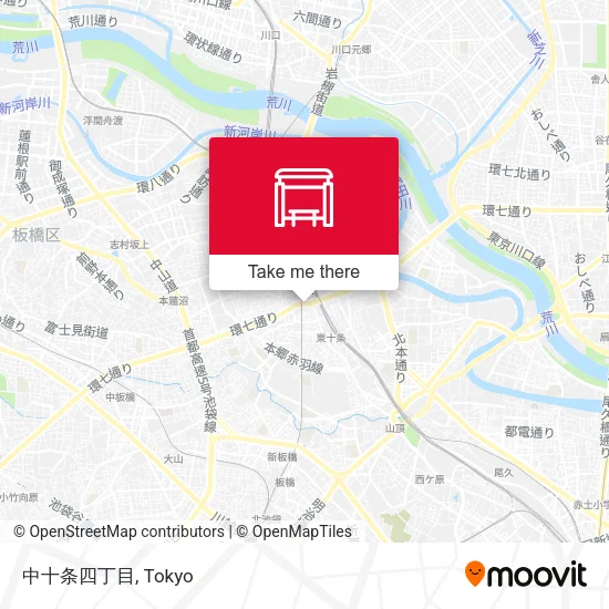 中十条四丁目 map