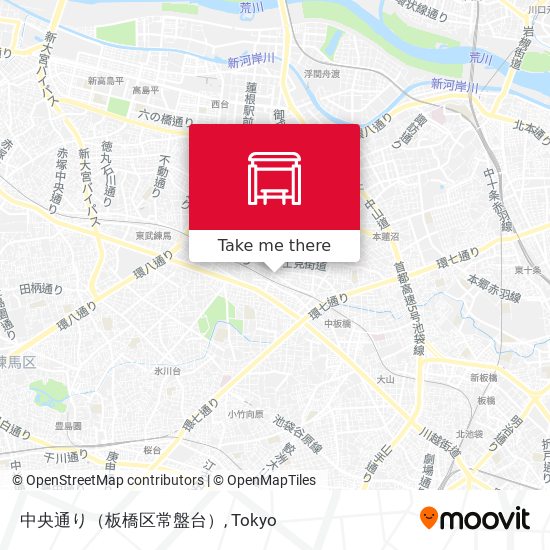 中央通り（板橋区常盤台） map