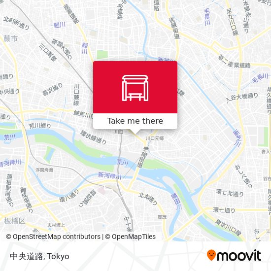 中央道路 map