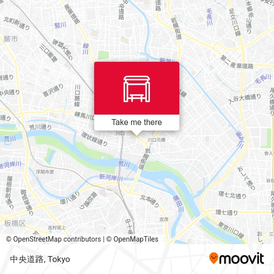 中央道路 map