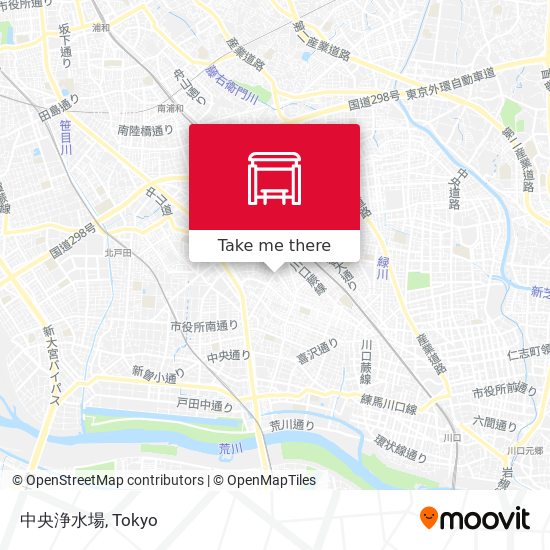 中央浄水場 map