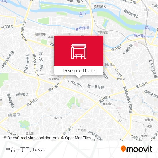 中台一丁目 map